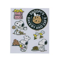 Sticker de Snoopy estilo café
