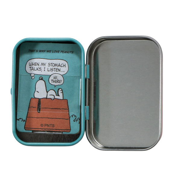 Stickers de Snoopy en lata (rosado)