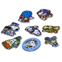 Stickers con relieve de Snoopy y Woodstock