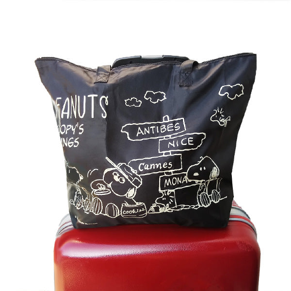 Bolso tote plegable Snoopy M con cierre