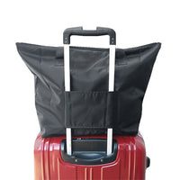 Bolso tote plegable Snoopy L - Campamento negro