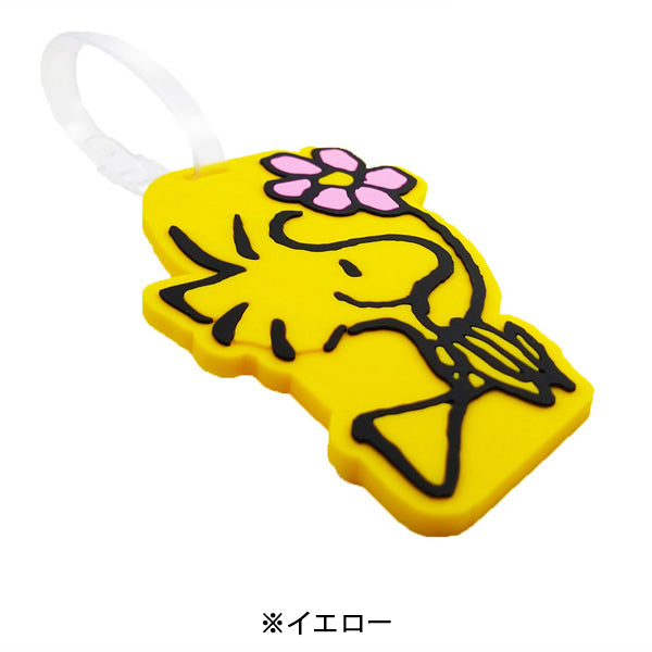 Etiqueta de equipaje Snoopy con Woodstock