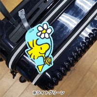 Etiqueta de equipaje Snoopy con Woodstock