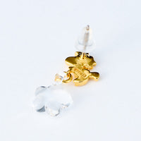 Aros colgantes de flores de vidrio de Snoopy y Woodstock
