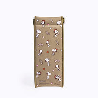 Estuche delgado Peanuts con Snoopy y Belle