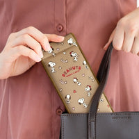 Estuche delgado Peanuts con Snoopy y Belle
