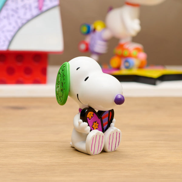 Romero Britto: Mini figura de Snoopy con corazón