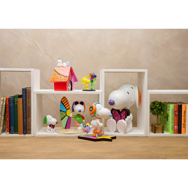 Romero Britto: Mini figura de Snoopy con corazón