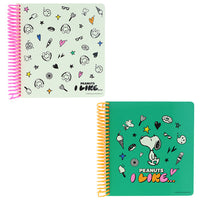 Cuaderno anillado cuadrado Snoopy PEANUTS I LIKE…