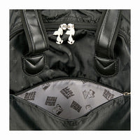 Maleta blanda Snoopy de estrellas negra