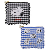 Mini estuche Snoopy de cuadros vichy