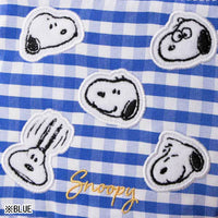 Mini estuche Snoopy de cuadros vichy