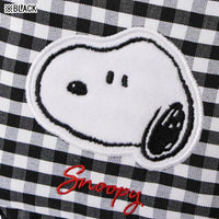 Mini estuche Snoopy de cuadros vichy