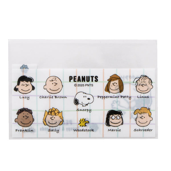 Funda blanca para tarjeta My Number de Snoopy