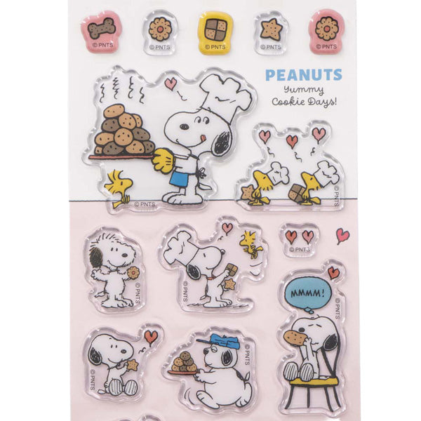 Stickers de caramelo Snoopy Yummy Cookie Days (rosado)
