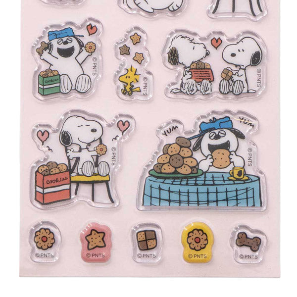 Stickers de caramelo Snoopy Yummy Cookie Days (rosado)