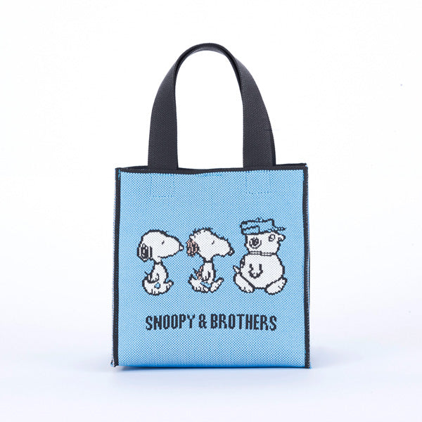 Cartera cúbica jacquard de Snoopy