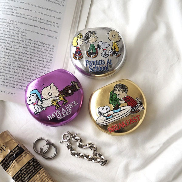 Estuche redondo multiuso Snoopy