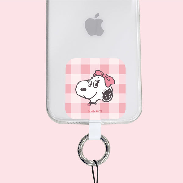Anillo multifuncional para celular Snoopy y Belle