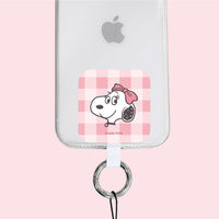 Anillo multifuncional para celular Snoopy y Belle