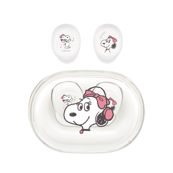 Audífonos inalámbricos transparentes Snoopy (Belle)