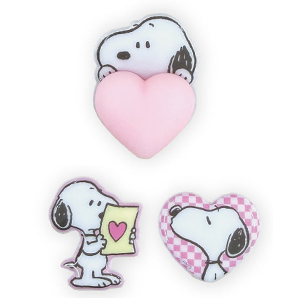 Sticker 3D de Snoopy con corazón