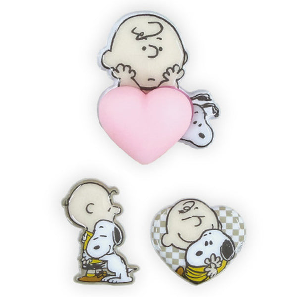Sticker 3D de Snoopy con corazón