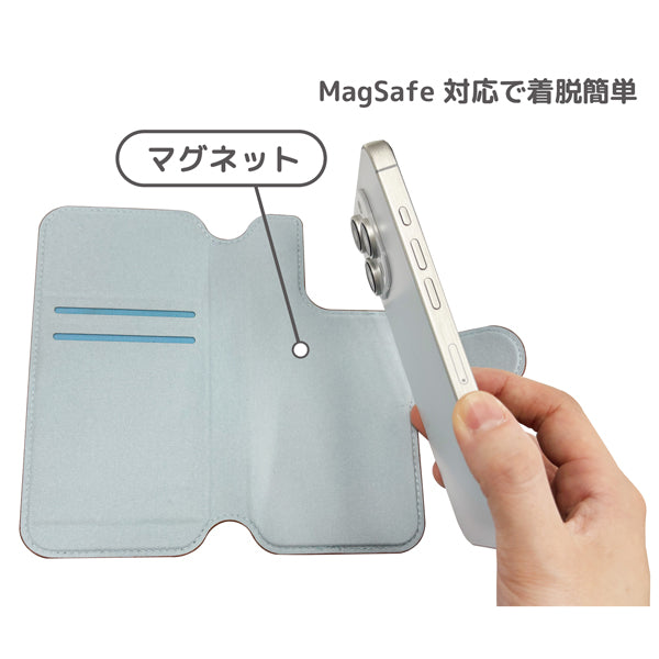Funda tipo libro MagSafe para iPhone de Snoopy
