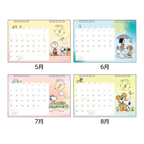 Calendario de escritorio Snoopy 2027