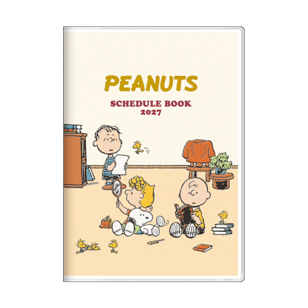 Agenda semanal B6 Snoopy 2027 Friends