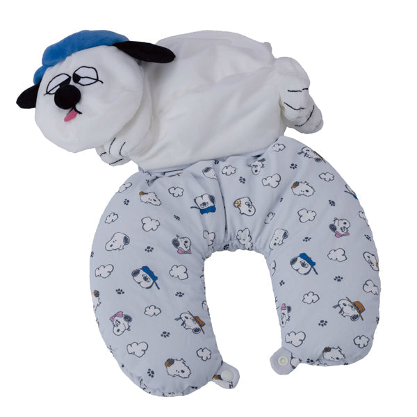 Almohada cervical 2 en 1 de Snoopy y Olaf