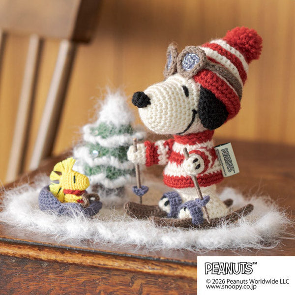 Kit de tejido: Snoopy esquiando