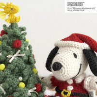 Kit de tejido: amigurumi navideño de Snoopy