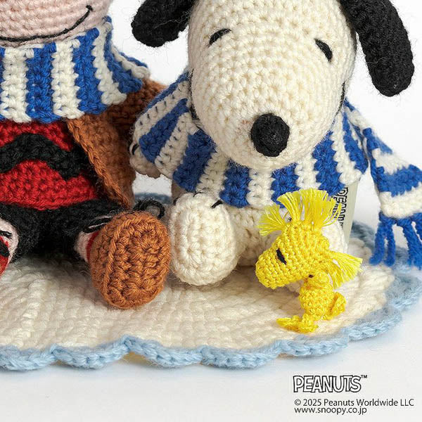 Kit de amigurumis Snoopy en invierno