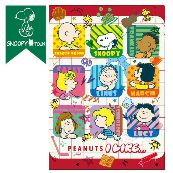 Carpeta transparente A5 con separadores Snoopy