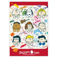 Carpeta transparente A5 con separadores Snoopy
