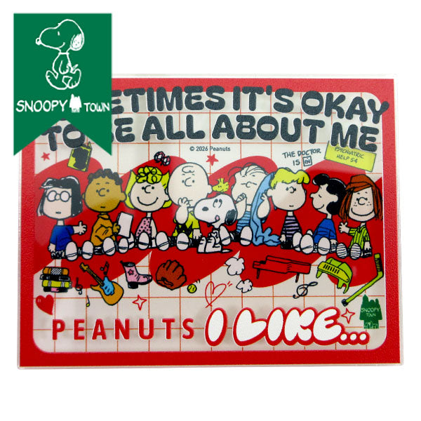 Imán con marco Snoopy PEANUTS I LIKE…