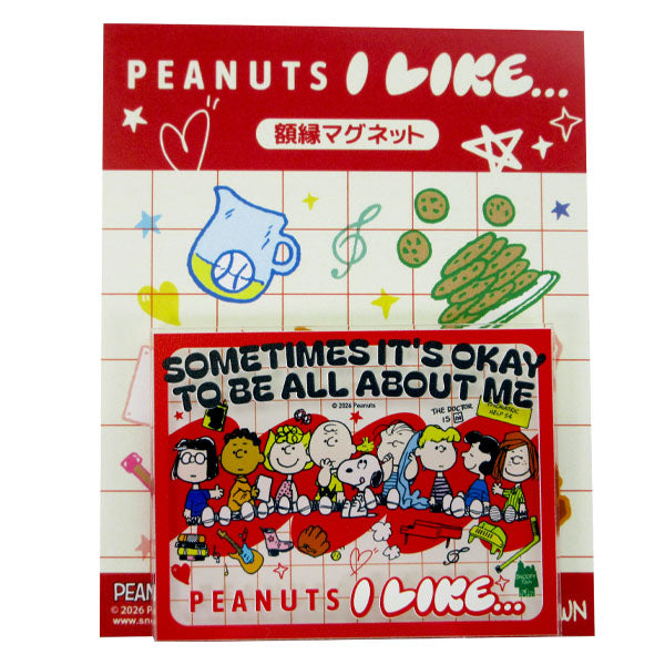 Imán con marco Snoopy PEANUTS I LIKE…