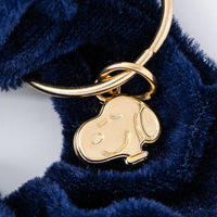 Coletero de terciopelo Snoopy con mosquetón