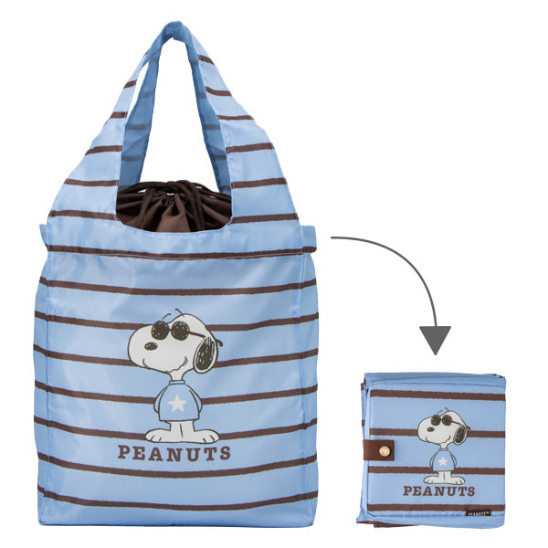 Bolso reutilizable de Snoopy con base ancha