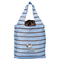 Bolso reutilizable de Snoopy con base ancha