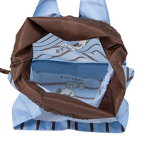 Bolso reutilizable de Snoopy con base ancha