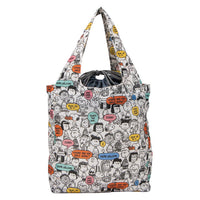 Bolso reutilizable Snoopy con base ancha