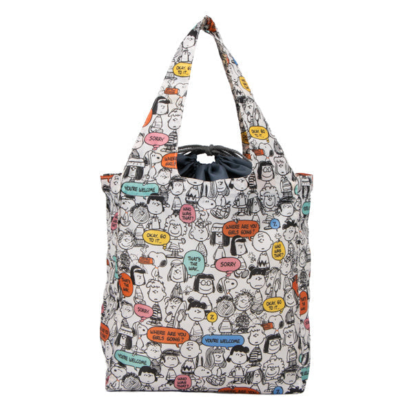 Bolso reutilizable Snoopy con base ancha