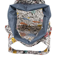 Bolso reutilizable Snoopy con base ancha