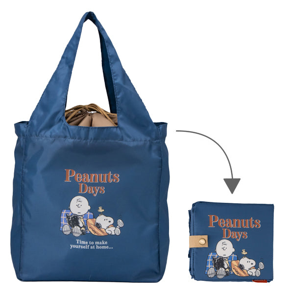 Bolso reutilizable Snoopy con base ancha