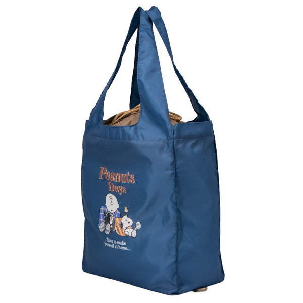 Bolso reutilizable Snoopy con base ancha