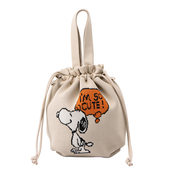 Bolso tejido 2 en 1 de Snoopy