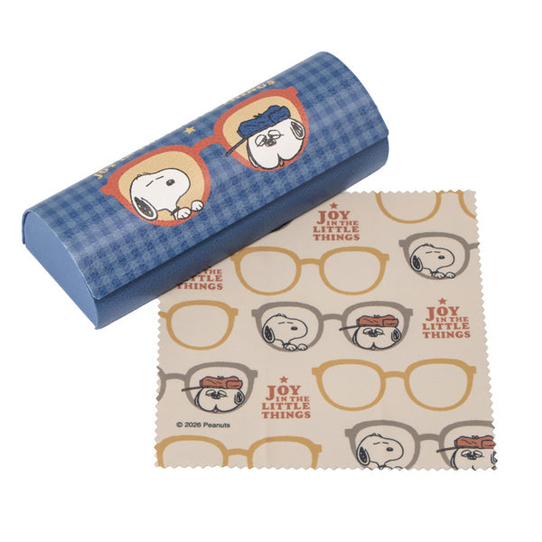 Estuche para lentes Snoopy con paño