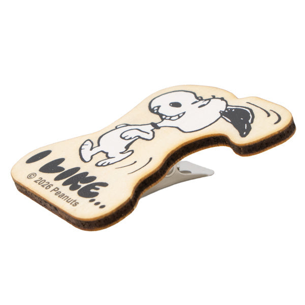 Set de 4 clips de madera de Snoopy (I LIKE…)